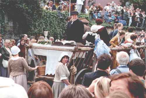 Böhmische Exulanten beim Elbhangfestumzug Juni 2004